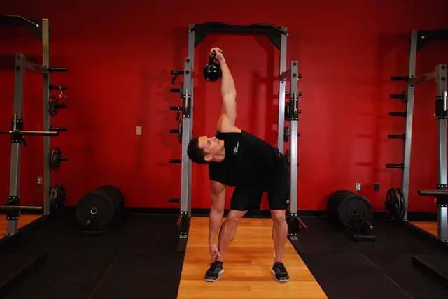 Bent Press com Kettlebell