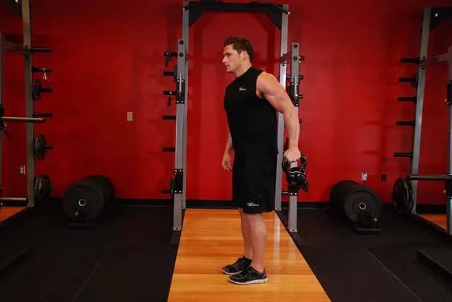 Clean Bottoms-Up com Kettlebell a Partir do Hang
