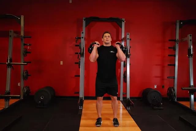 Push Press com Dois Kettlebells