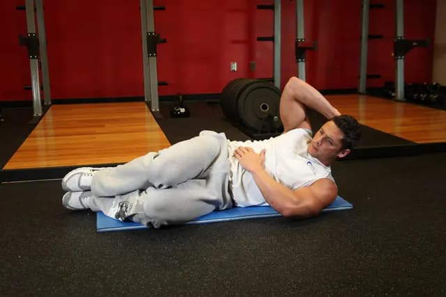 Abdominal Oblíquo Deitado de Lado