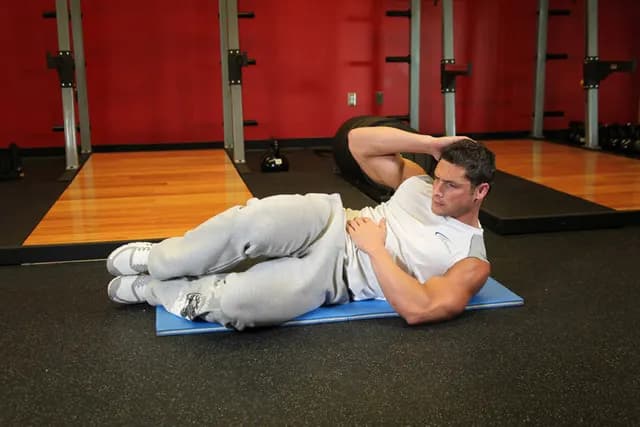 Abdominal Oblíquo Deitado de Lado