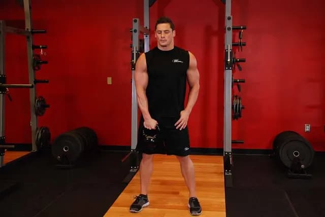 Clean Unilateral com Kettlebell