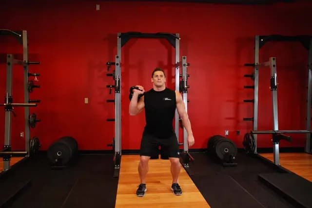 Jerk Unilateral com Kettlebell
