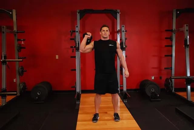 Para Press Unilateral com Kettlebell