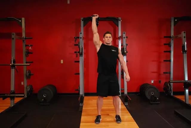Para Press Unilateral com Kettlebell