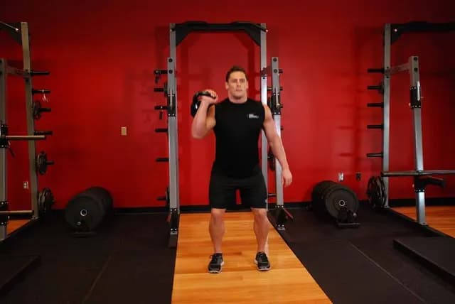 Split Jerk Unilateral com Kettlebell