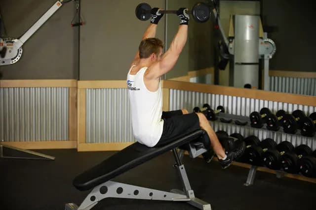 Abdominal com Press de Barra