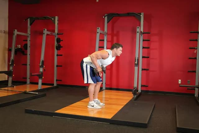 Tríceps Coice Unilateral com Halter em Pé