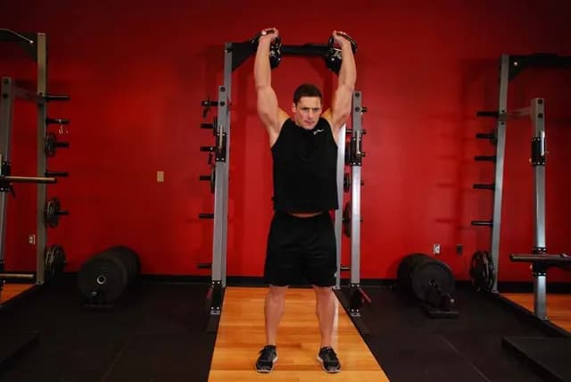 Desenvolvimento Militar com Dois Kettlebells