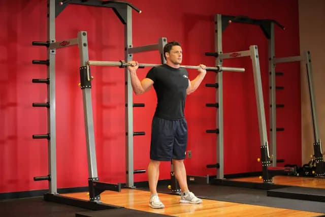 Flexão Lateral de Tronco com Barra