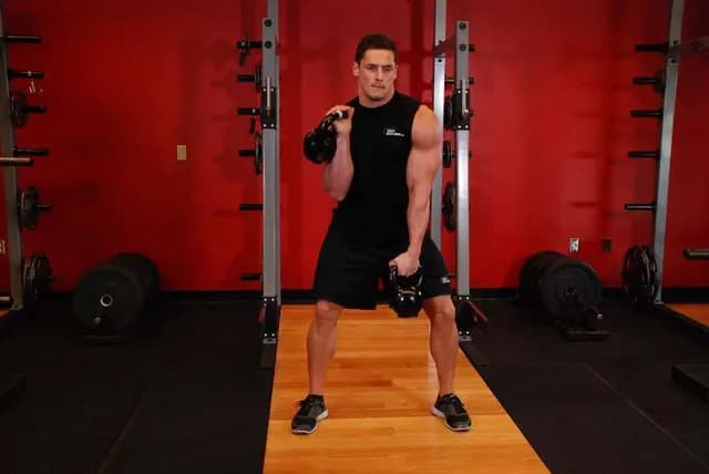Clean Alternado com Dois Kettlebells a Partir do Hang