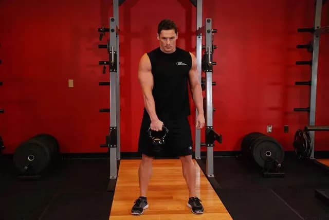 Hang Clean com Kettlebell