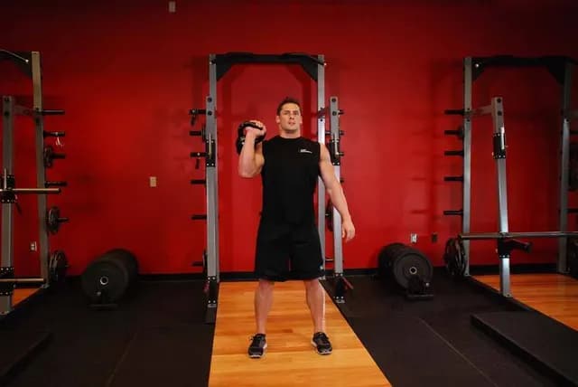 Jerk Unilateral com Kettlebell