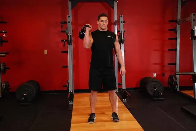Split Jerk Unilateral com Kettlebell