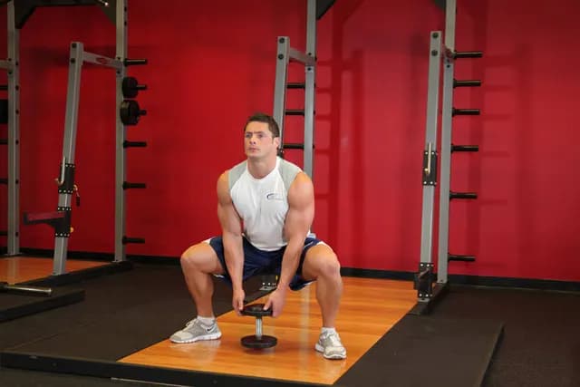 Agachamento Plié com Halter